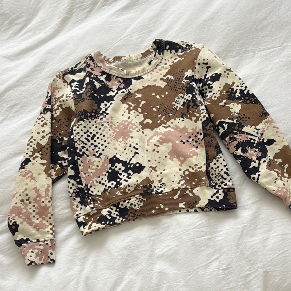 Rag & Bone Multicolor Camouflage Sweatshirt